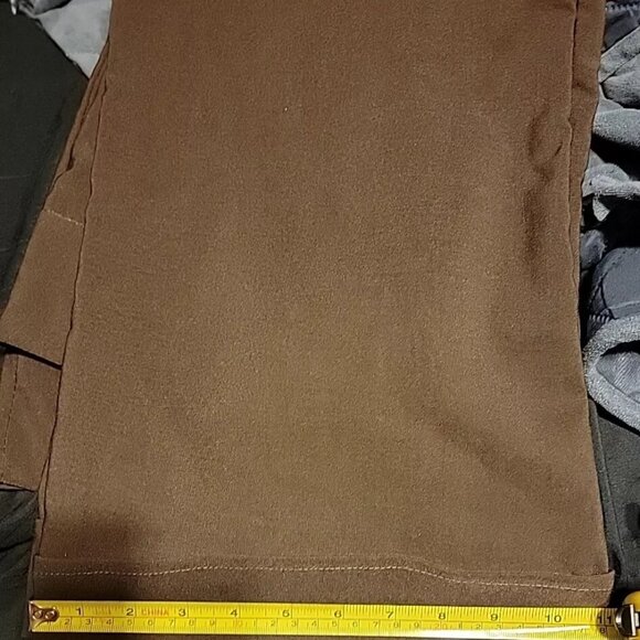 Women's Vintage Cleveland Street New York Pants size 16 Wide Cuff NEW Brown - Picture 10 of 11
